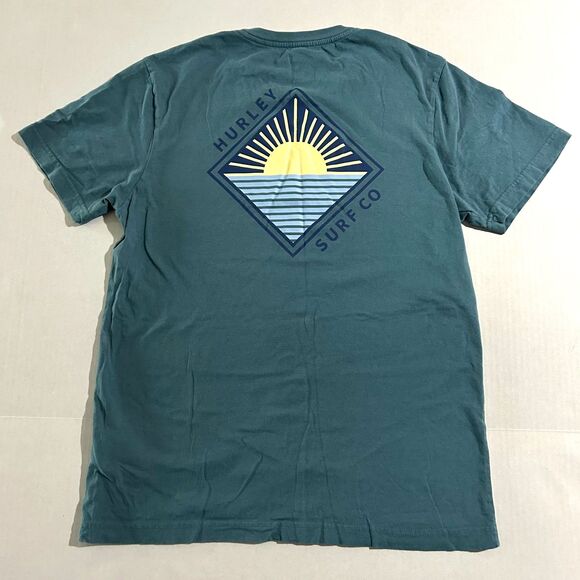 Hurley Other - Hurley Surf Co, Men's Sunrise Diamond Back Short Sleeve T-Shirt in Teal, sz M